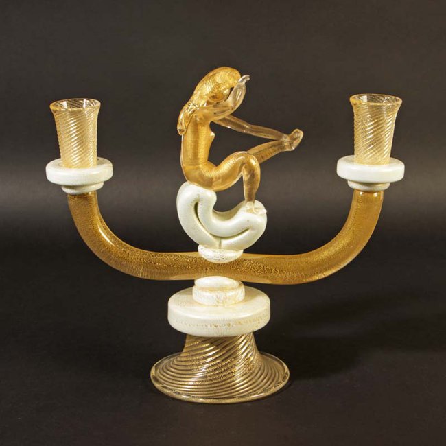 Candle holder, two arms